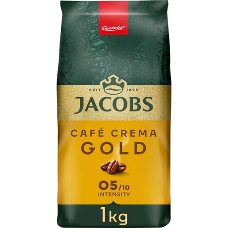 Jacobs Café Crema Gold Kawa ziarnista palona 1000 g