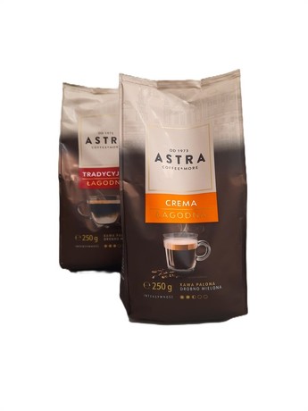 Astra Kawa mielona crema/tradycyjna 250 g mix