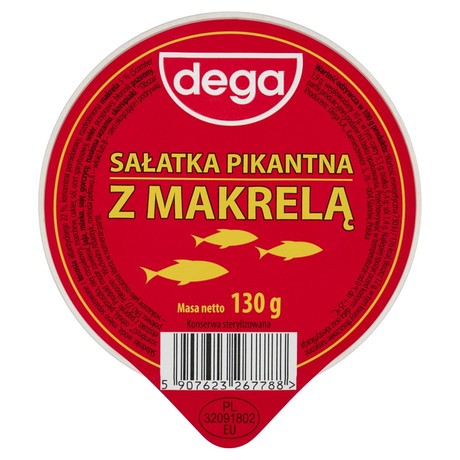 Dega Sałatka pikantna z makrelą 130 g