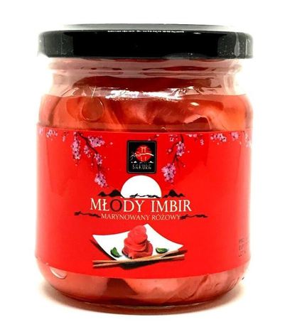 Sakura Imbir marynowany różowy 190g