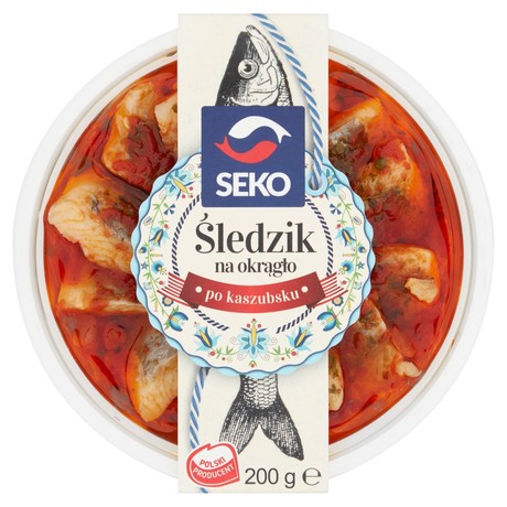 SEKO Śledzik na okrągło po kaszubsku 200 g