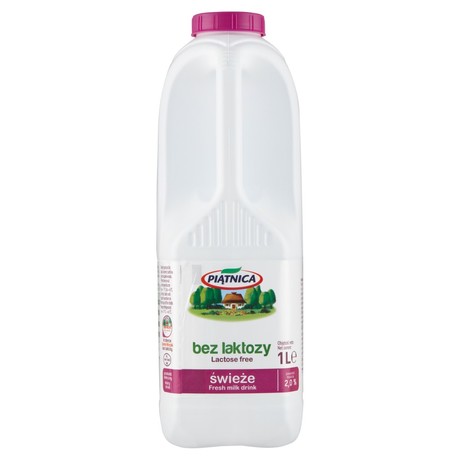 Piątnica Produkt mleczny bez laktozy 2,0% 1 l