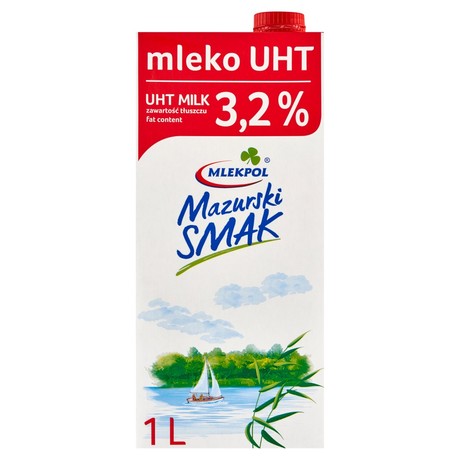 Mlekpol Mazurski Smak Mleko 3,2 % 1 l