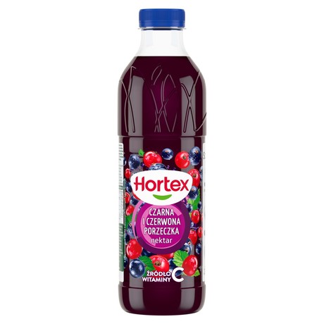 Hortex Nektar czarna i czerwona porzeczka 1 l
