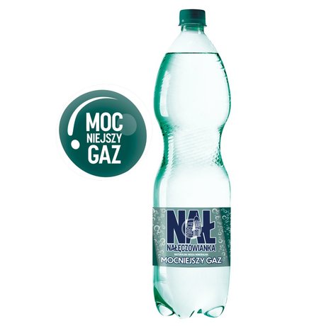 Nałęczowianka Naturalna woda mineralna mocniejszy gaz 1,5 l