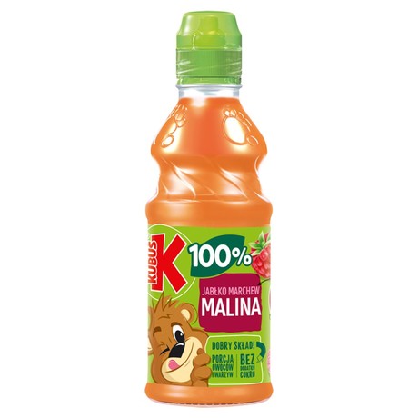 Kubuś 100 % sok jabłko marchew malina 300 ml