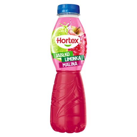 Hortex Napój wieloowocowy jabłko limonka malina 500 ml