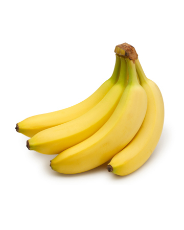 Banan (średnia waga ok. 0,3 kg) – słodki, sycący owoc na każdą porę dnia