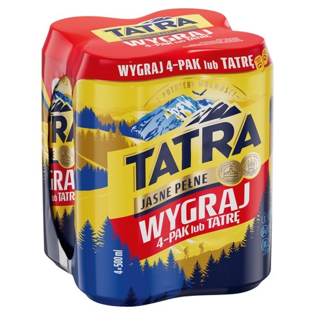 Tatra Piwo jasne pełne 4 x 500 ml