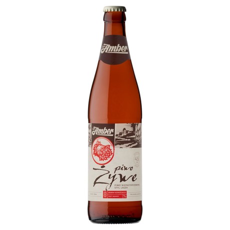 Amber Żywe Piwo niepasteryzowane 500 ml