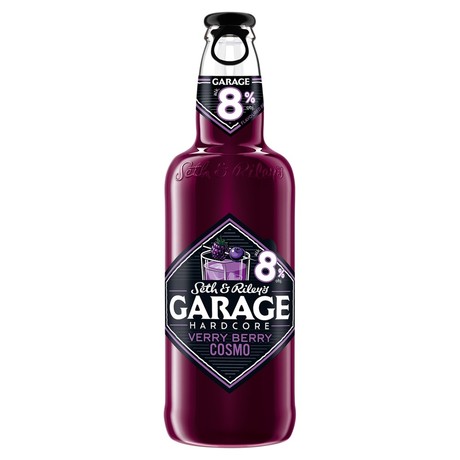 Seth & Riley's Garage Hardcore Piwo aromatyzowane o smaku jagodowo-jeżynowym 400 ml