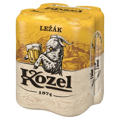 Kozel Ležák Piwo jasne 2 l (4 x 0,5 l)
