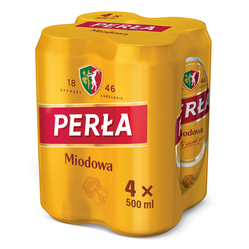 Piwo Perła Miodowa 4x500ml