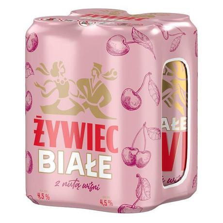 Żywiec Piwo białe z nutą wiśni 4,5% 4x500 ml
