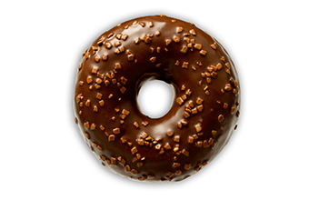 Donut o smaku czekoladowym z posypką 56 g