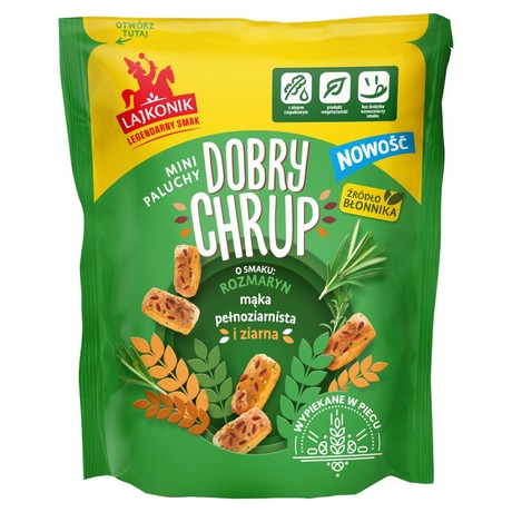 Lajkonik Dobry Chrup Mini paluchy o smaku rozmaryn 100 g