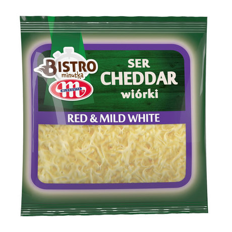 Mlekovita Ser Cheddar wiórki red&mild white 300 g