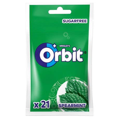 Orbit Spearmint Bezcukrowa guma do żucia 29 g (21 sztuk)