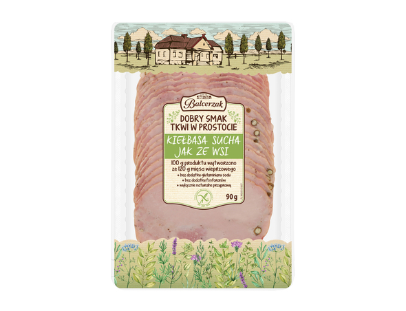 Balcerzak Kiełbasa Sucha Jak Ze Wsi 90g