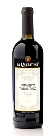 Wino La Cacciatora Primitivo czerwone wytrawne 750ml