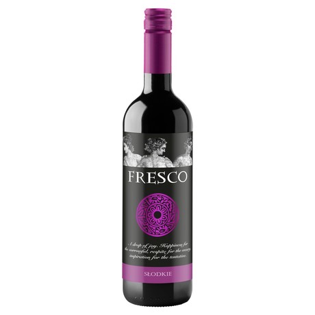 Fresco Wino czerwone słodkie polskie 750 ml