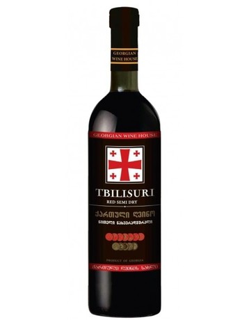 Wino Tbilisuri 11,5% 750ml Czerwone Pólwytrawne