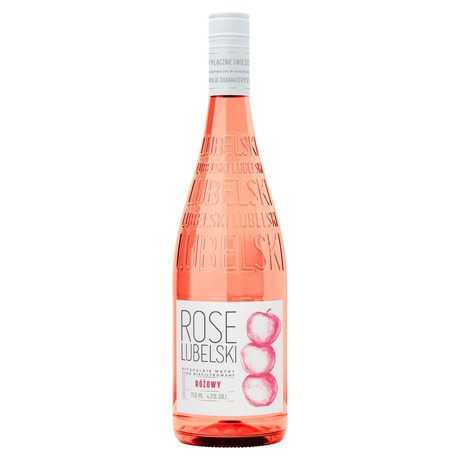 Rose Lubelski Naturalnie mętny cydr niefiltrowany różowy 750 ml