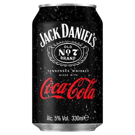 Jack Daniel's Coca-Cola Napój alkoholowy gazowany 330 ml