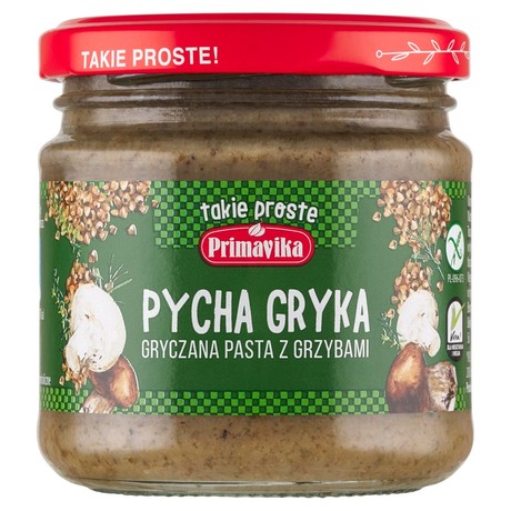 Primavika Pycha Gryka Gryczana pasta z grzybami 160 g