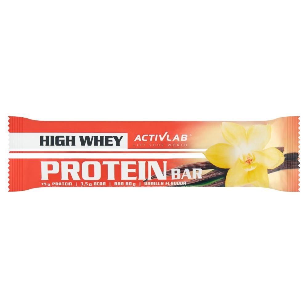 Activlab High Whey Baton wysokobiałkowy o smaku waniliowym 80 g