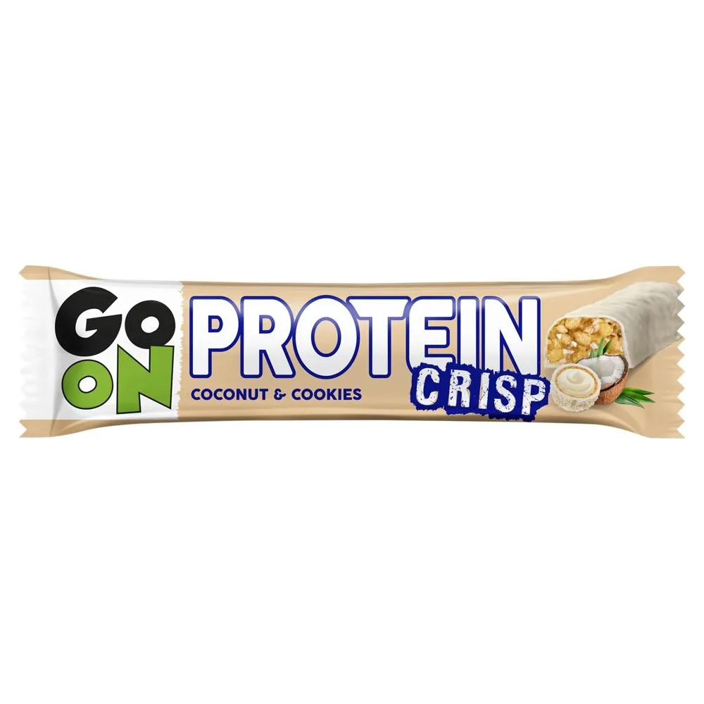 Go On Protein Crisp Baton białkowy z ciasteczkami i kokosem w polewie 45 g