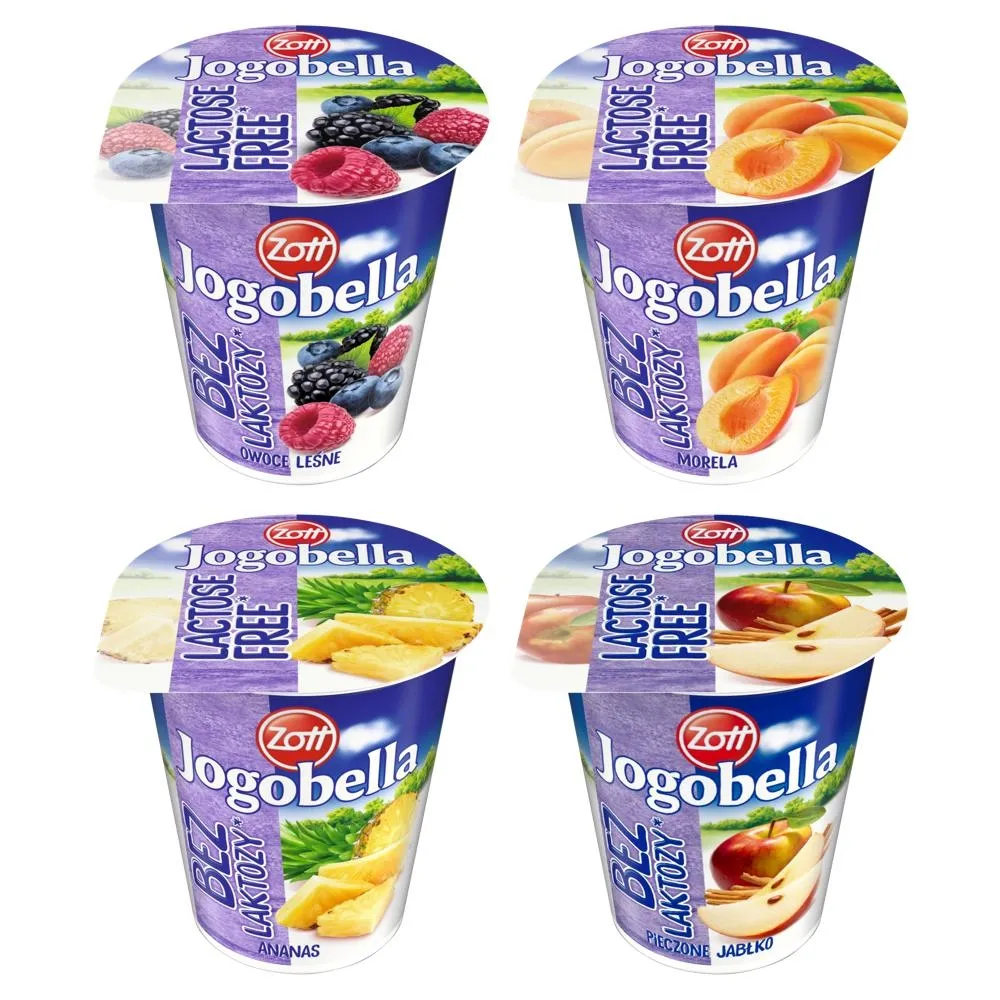 Zott Jogobella Bez laktozy Jogurt owocowy Classic 150 g
