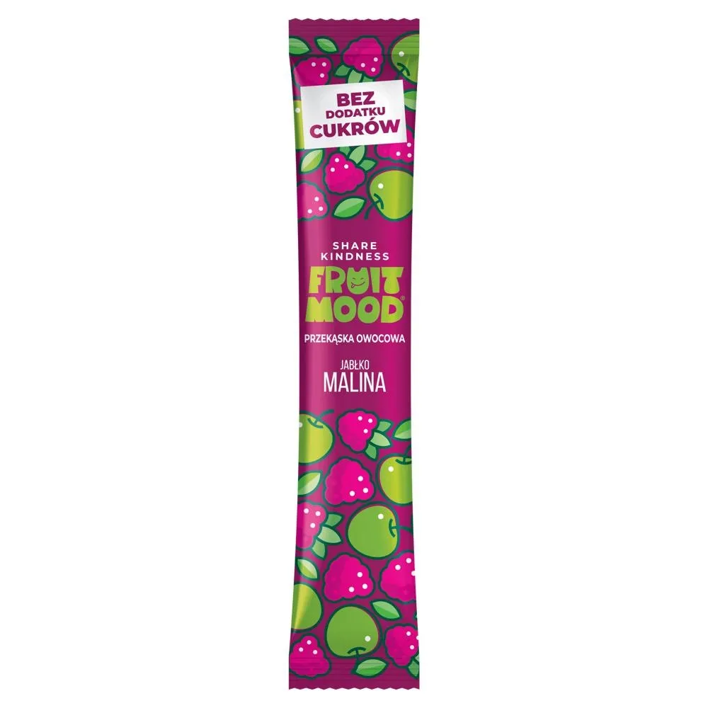 Fruit Mood Przekąska owocowa jabłko malina 10 g