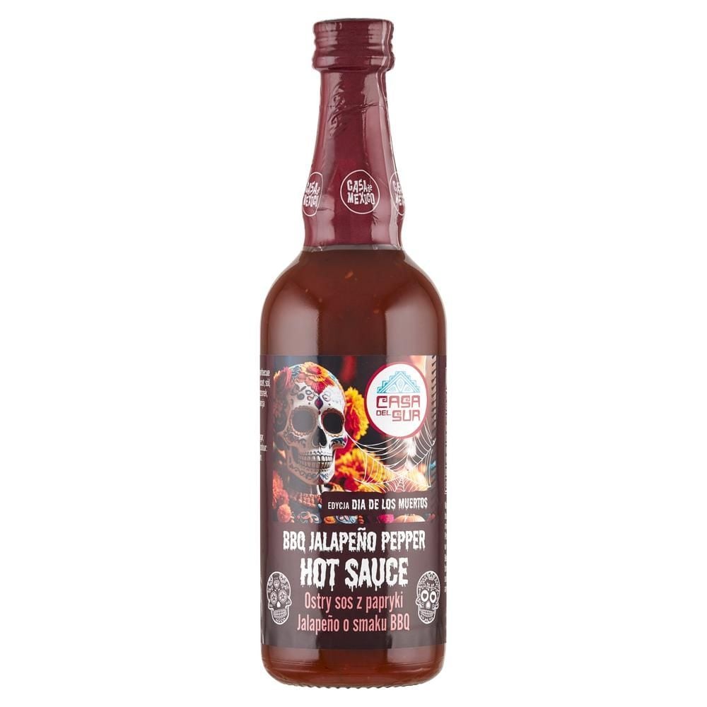 Casa del Sur Ostry sos z papryki jalapeño o smaku BBQ 100 g