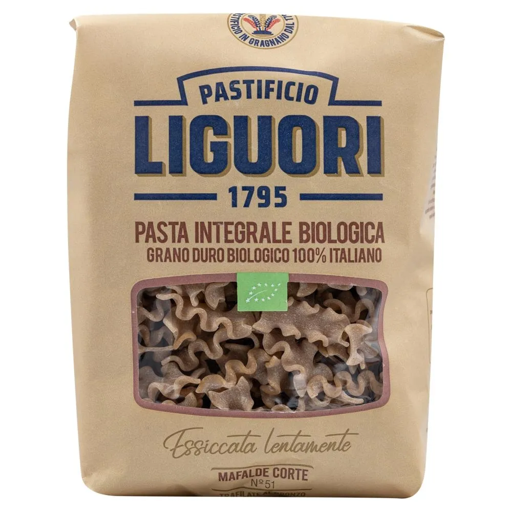 Liguori Ekologiczny makaron pełnoziarnisty mafalde corte 500 g
