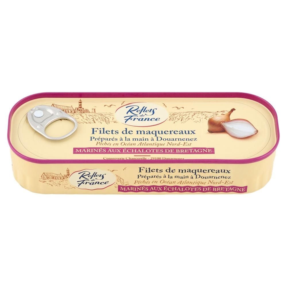Reflets de France Filet z makreli w marynacie z cebulą szalotką z Bretanii 176 g