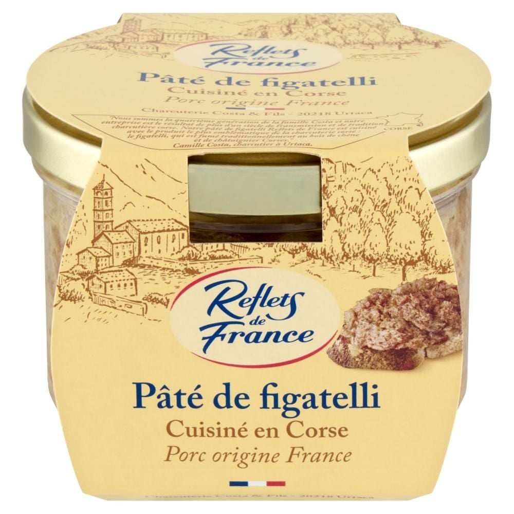 Reflets de France Pasztet wieprzowy z dodatkiem wędliny Figatelli 180 g