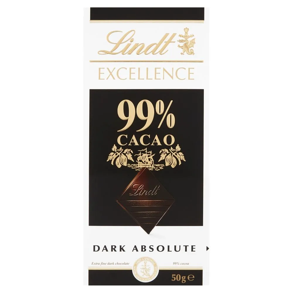 Lindt Excellence 99 % Cacao Czekolada gorzka 50 g
