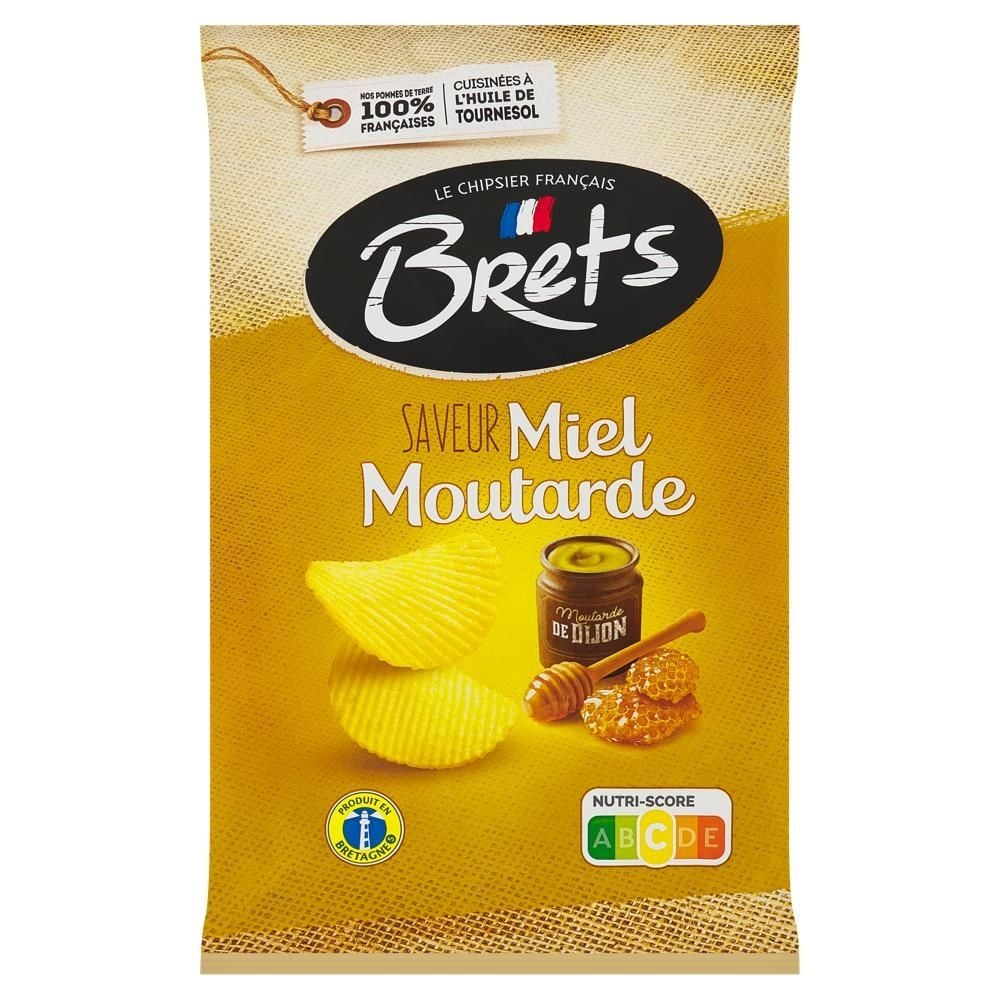 Brets Chipsy ziemniaczane o smaku musztardowo miodowym 125 g