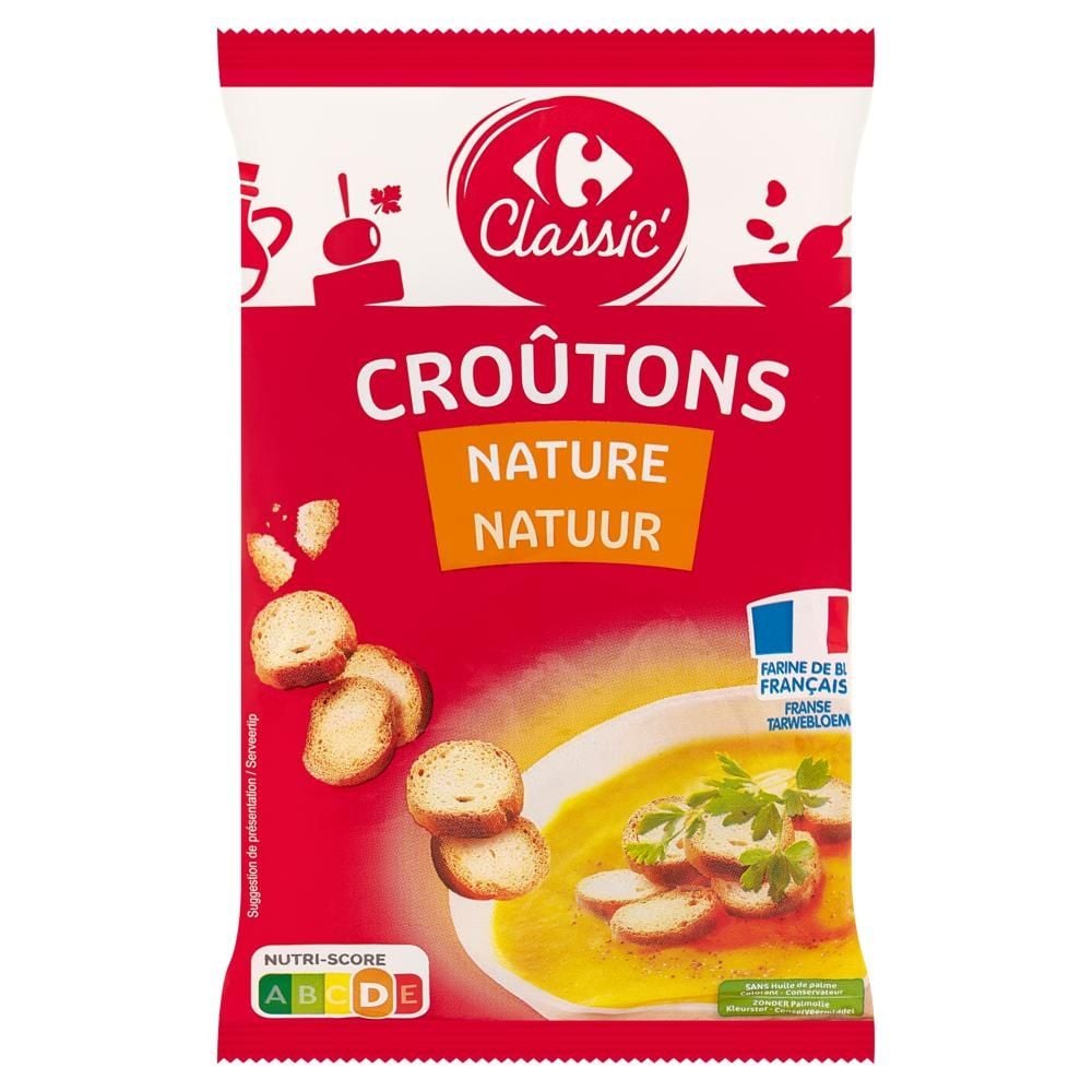 Carrefour Classic Grzanki okrągłe smażone 90 g