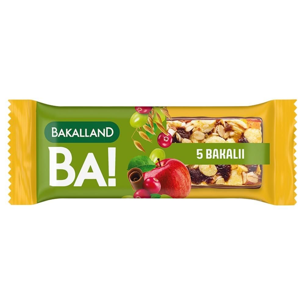 Bakalland Ba! Baton zbożowy 5 bakalii 40 g