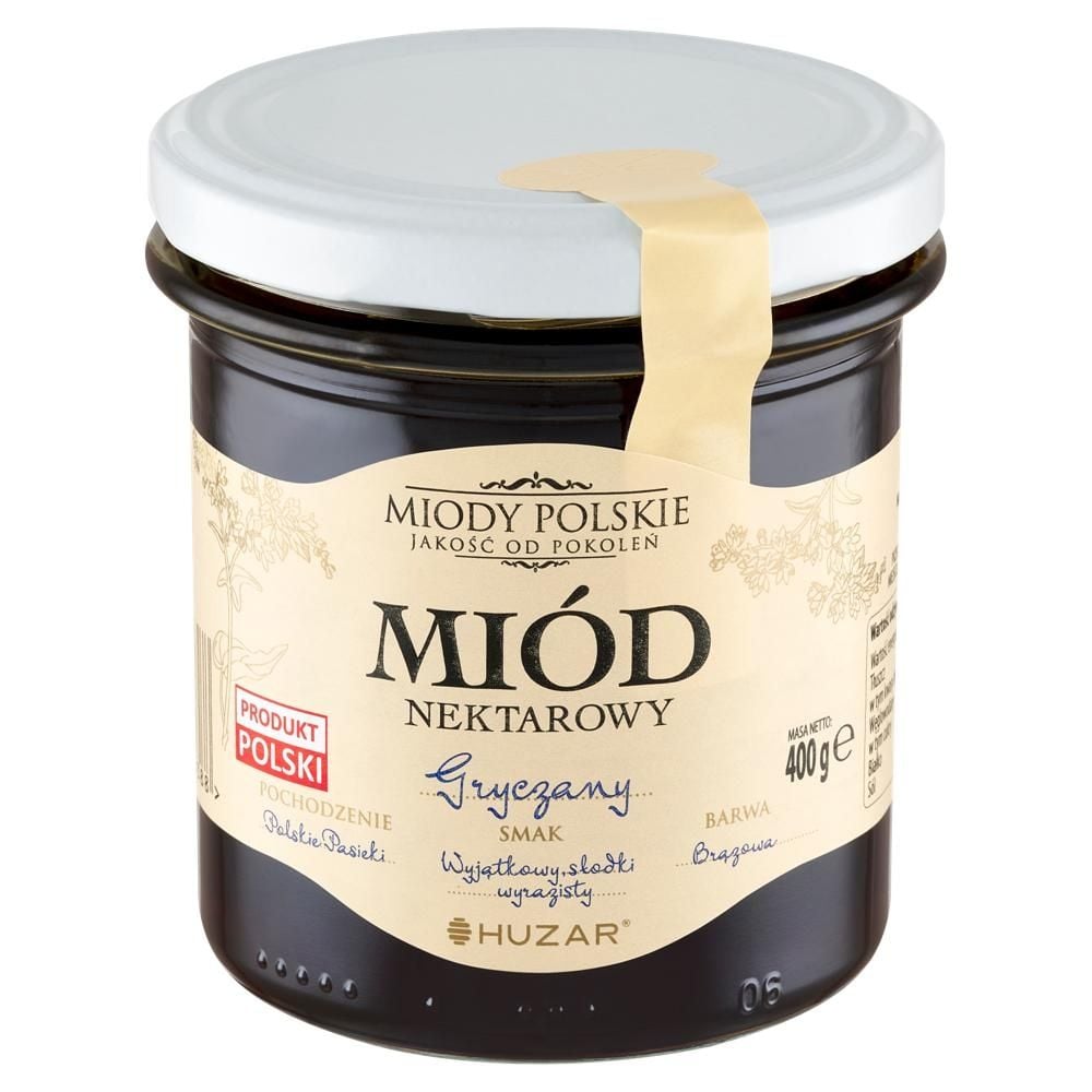 Huzar Miody polskie Miód nektarowy gryczany 400 g