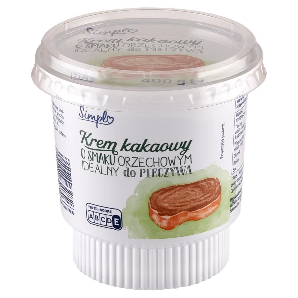 Simpl Krem kakaowy o smaku orzechowym 400 g