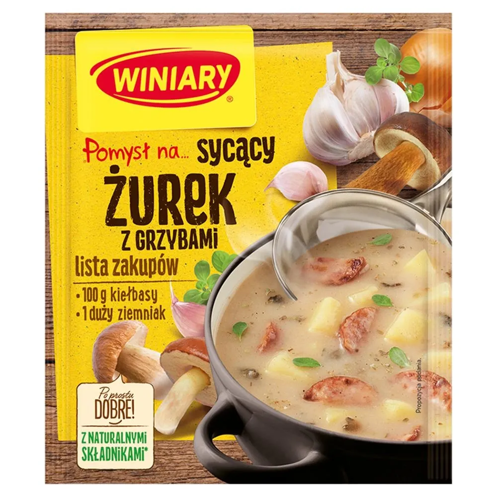 Winiary Pomysł na... Sycący żurek z grzybami 49 g