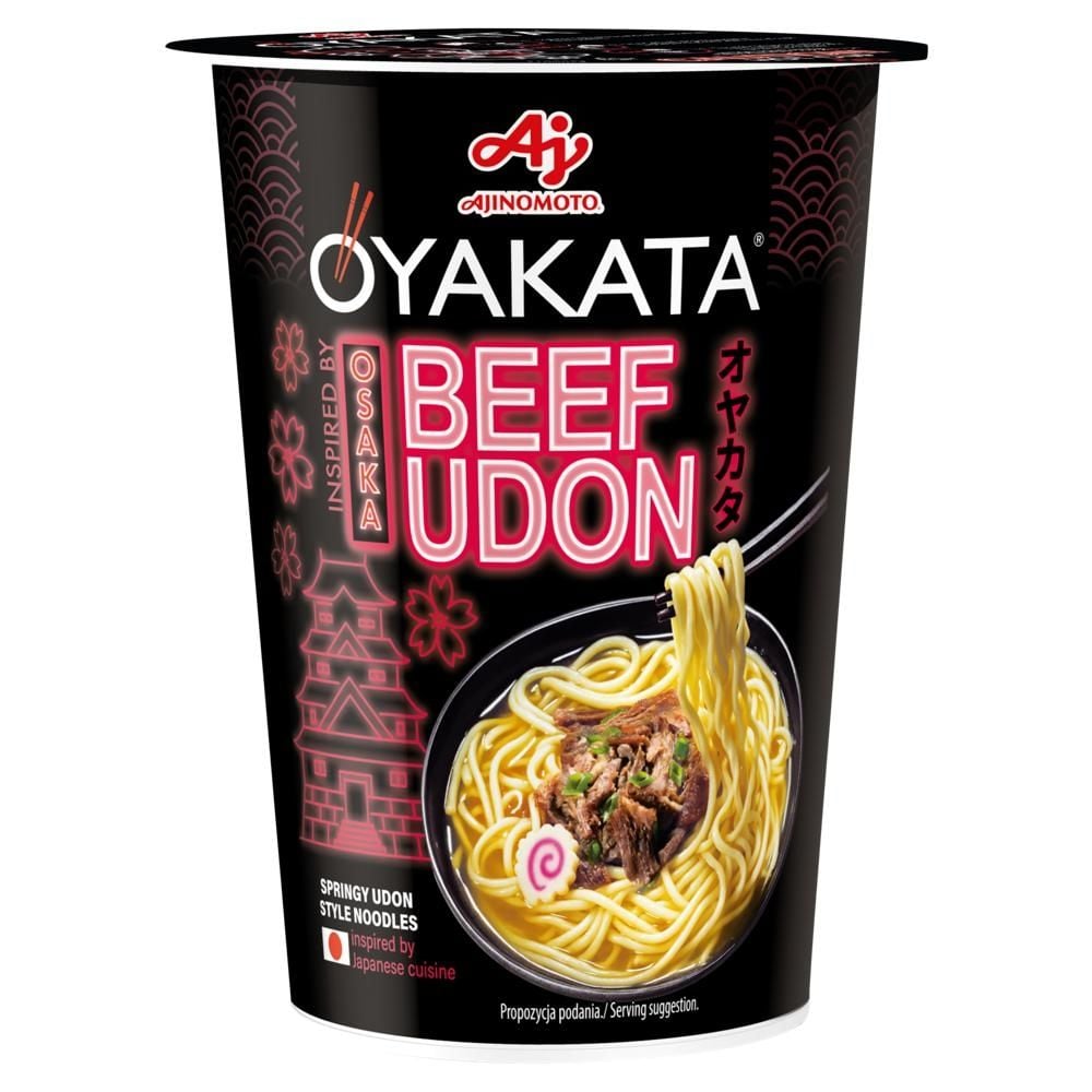 Oyakata Zupa instant z makaronem w stylu udon o smaku japońskiego dashi z wołowiną 69,5 g