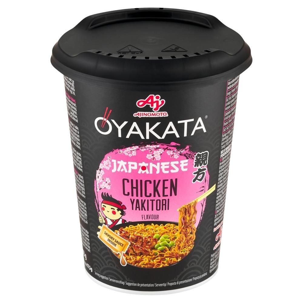 Oyakata Chicken Yakitori Danie instant z sosem i makaronem o smaku grillowanego kurczaka 93 g