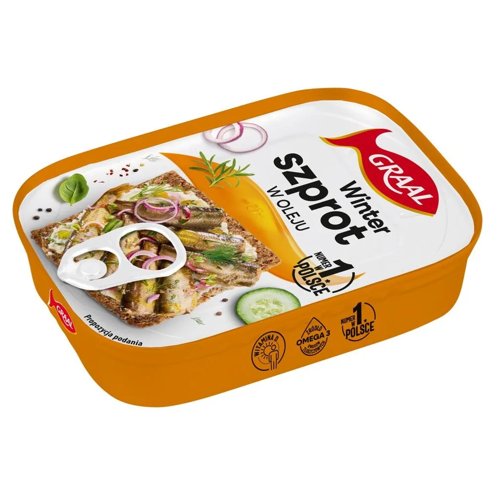 Graal Winter szprot w oleju 110 g