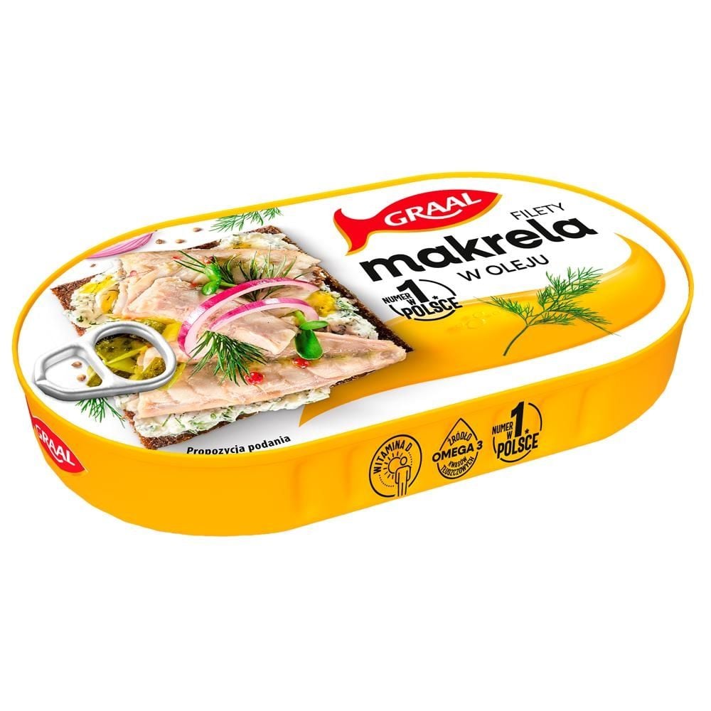 Graal Filety z makreli w oleju 170 g
