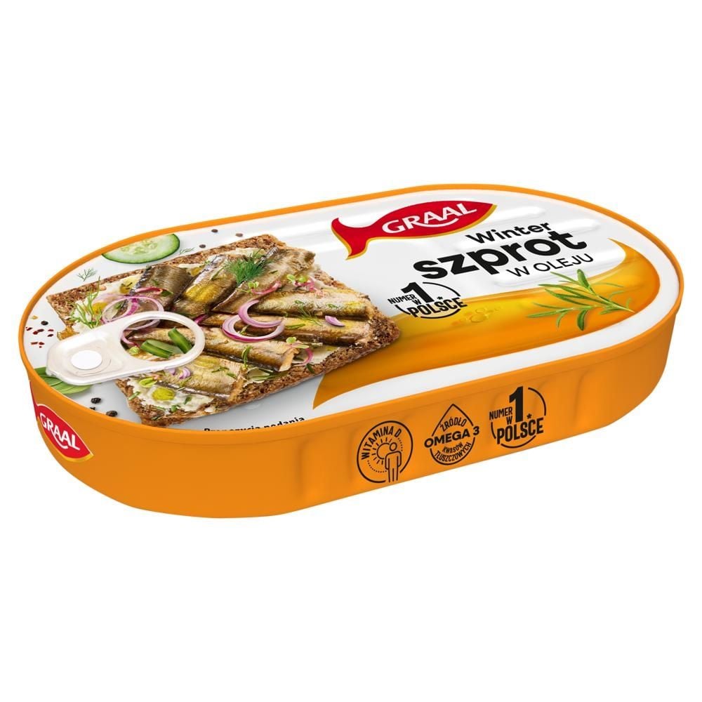 Graal Winter szprot w oleju 170 g