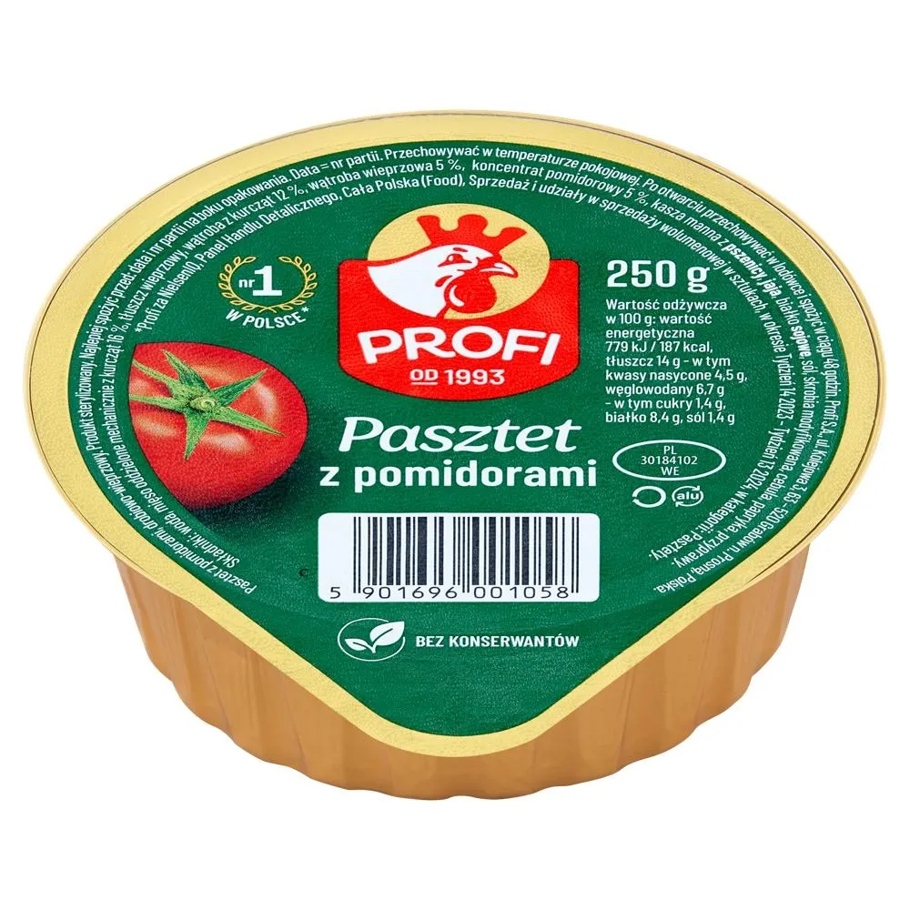 Profi Pasztet z pomidorami 250 g